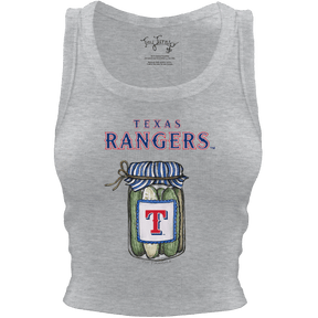 Texas Rangers Pickle Jar Crop Tank