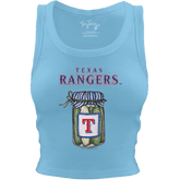 Texas Rangers Pickle Jar Crop Tank