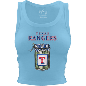 Texas Rangers Pickle Jar Crop Tank