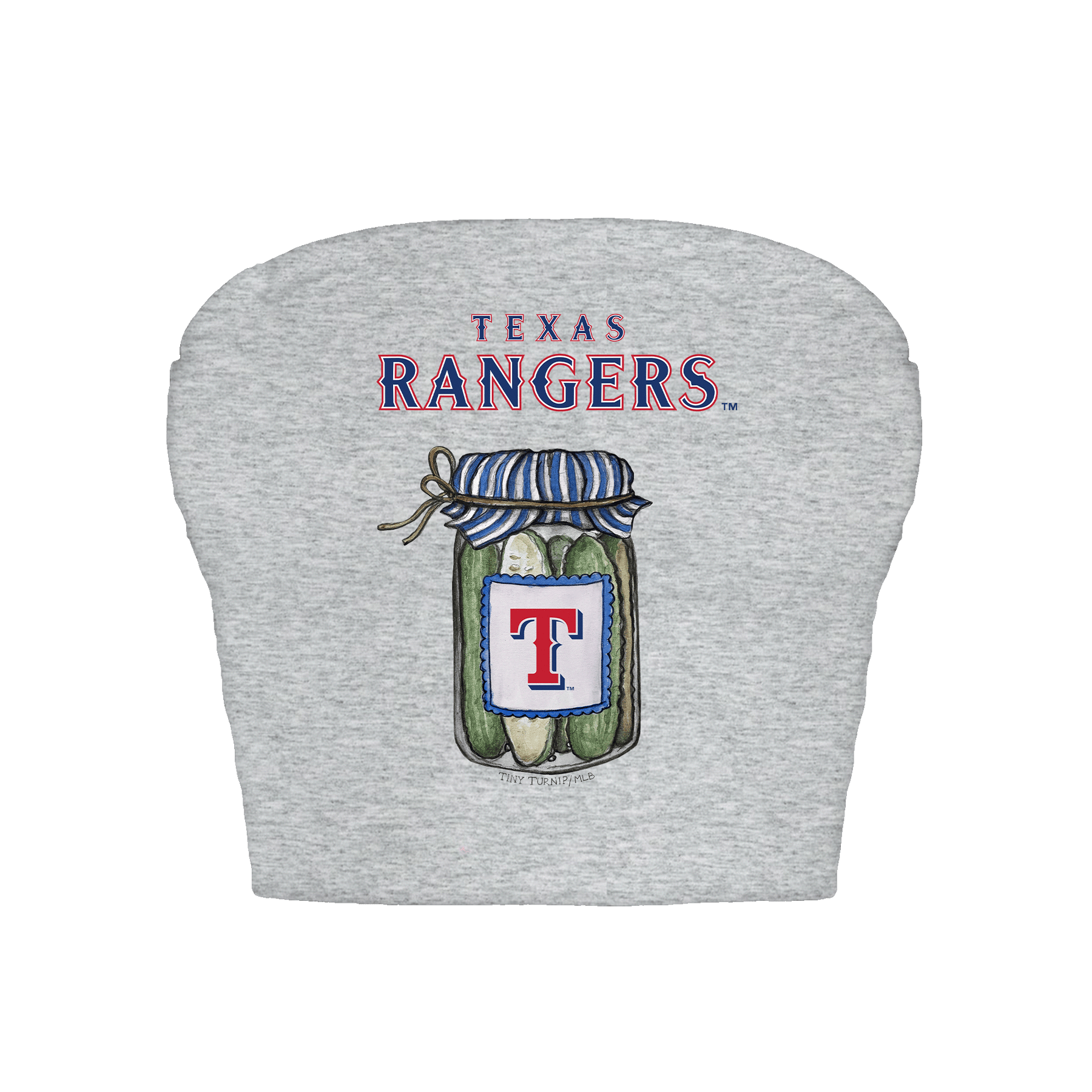 Texas Rangers Pickle Jar Crop Tube Top