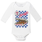 Texas Rangers Pizza Long Sleeve Snapper