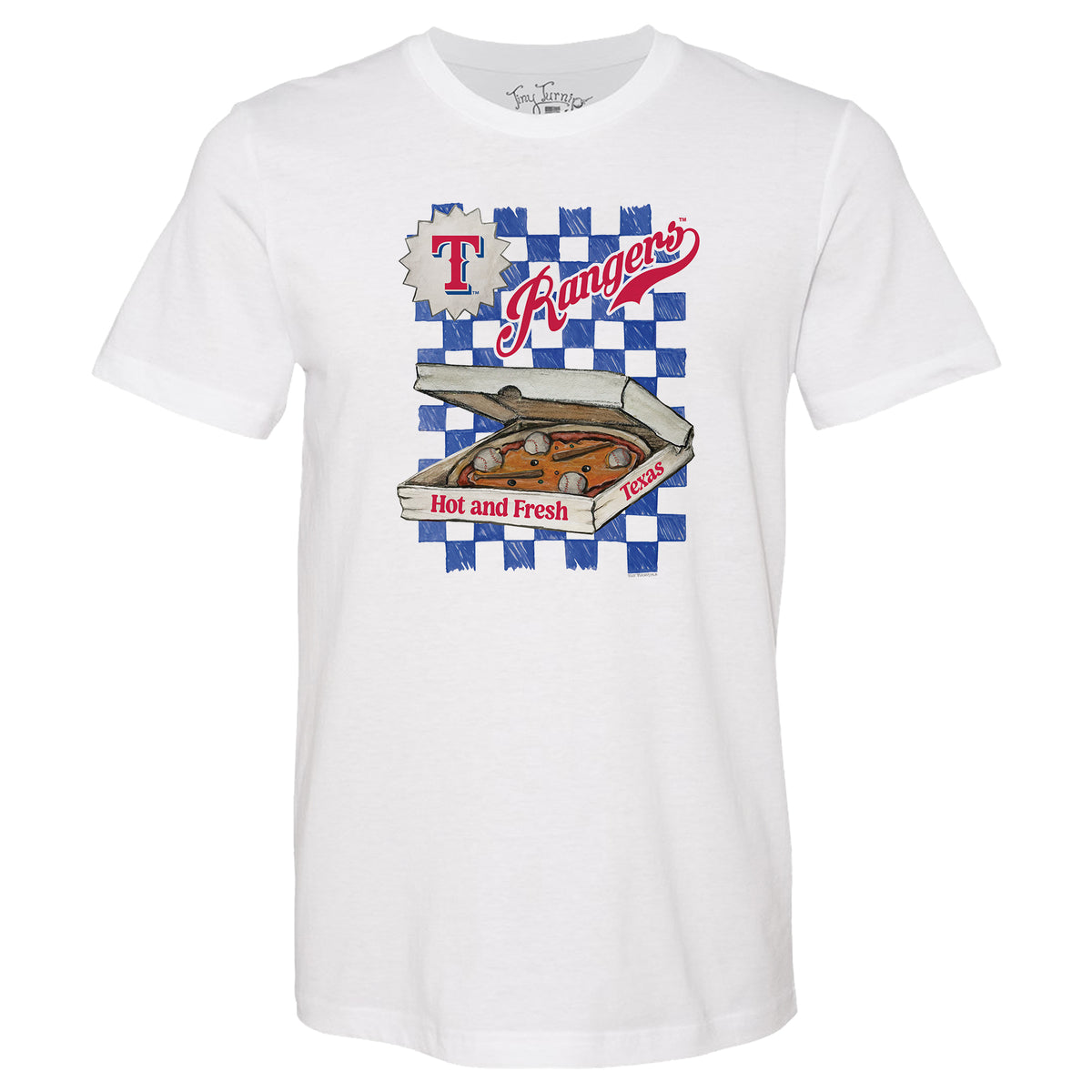 Texas Rangers Pizza Tee Shirt