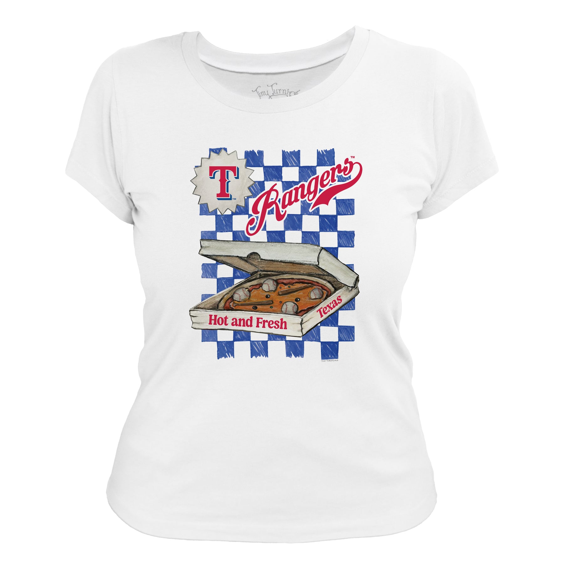 Texas Rangers Pizza Tee Shirt