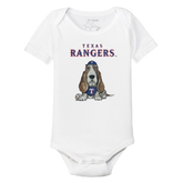 Texas Rangers Puddy Short Sleeve Snapper - Tiny Turnip