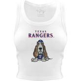 Texas Rangers Puddy Crop Tank - Tiny Turnip
