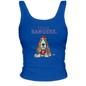Texas Rangers Puddy Ribbed Tank - Tiny Turnip
