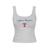 Texas Rangers Logo Script Emmy Tank