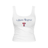 Texas Rangers Logo Script Emmy Tank
