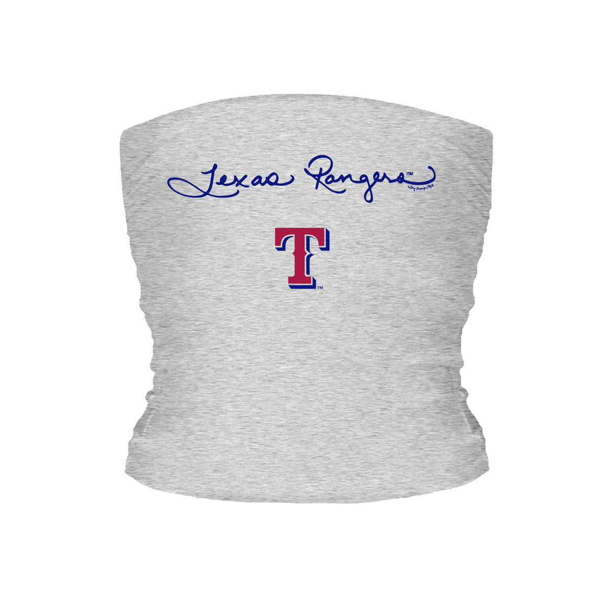 Texas Rangers Logo Script Tube Top - Tiny Turnip