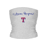 Texas Rangers Logo Script Tube Top - Tiny Turnip