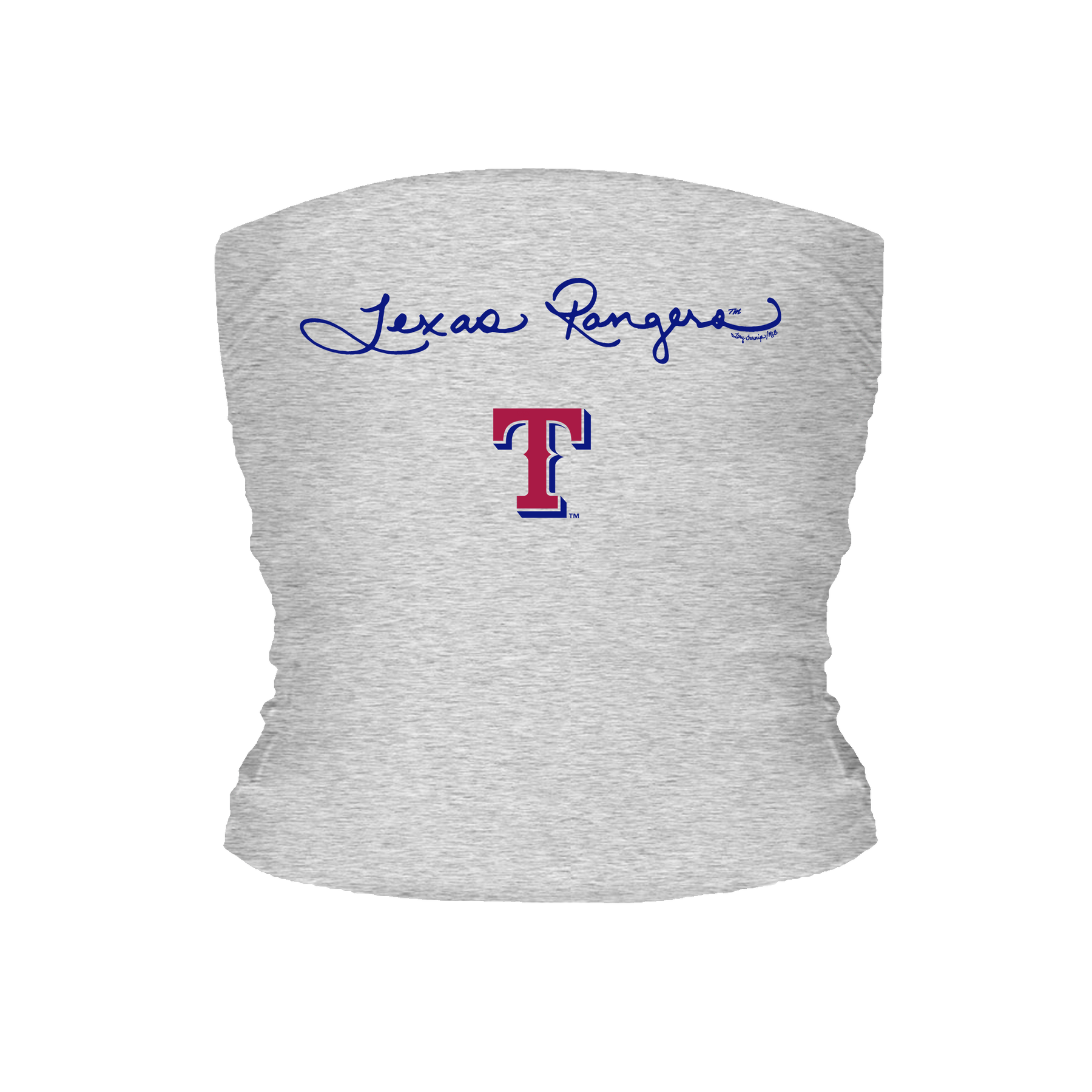 Texas Rangers Logo Script Tube Top - Tiny Turnip