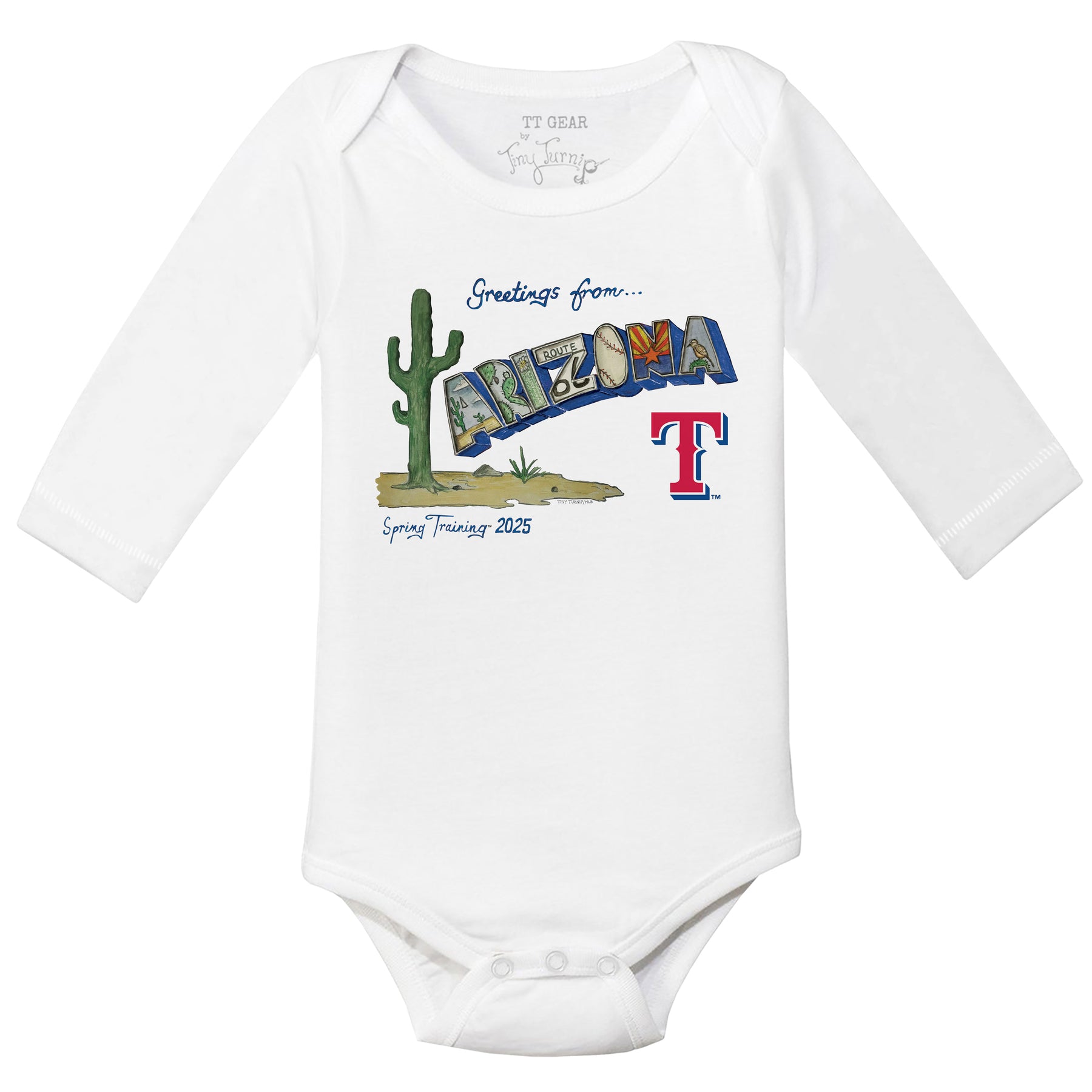 Texas Rangers Spring Training 2025 Long Sleeve Snapper