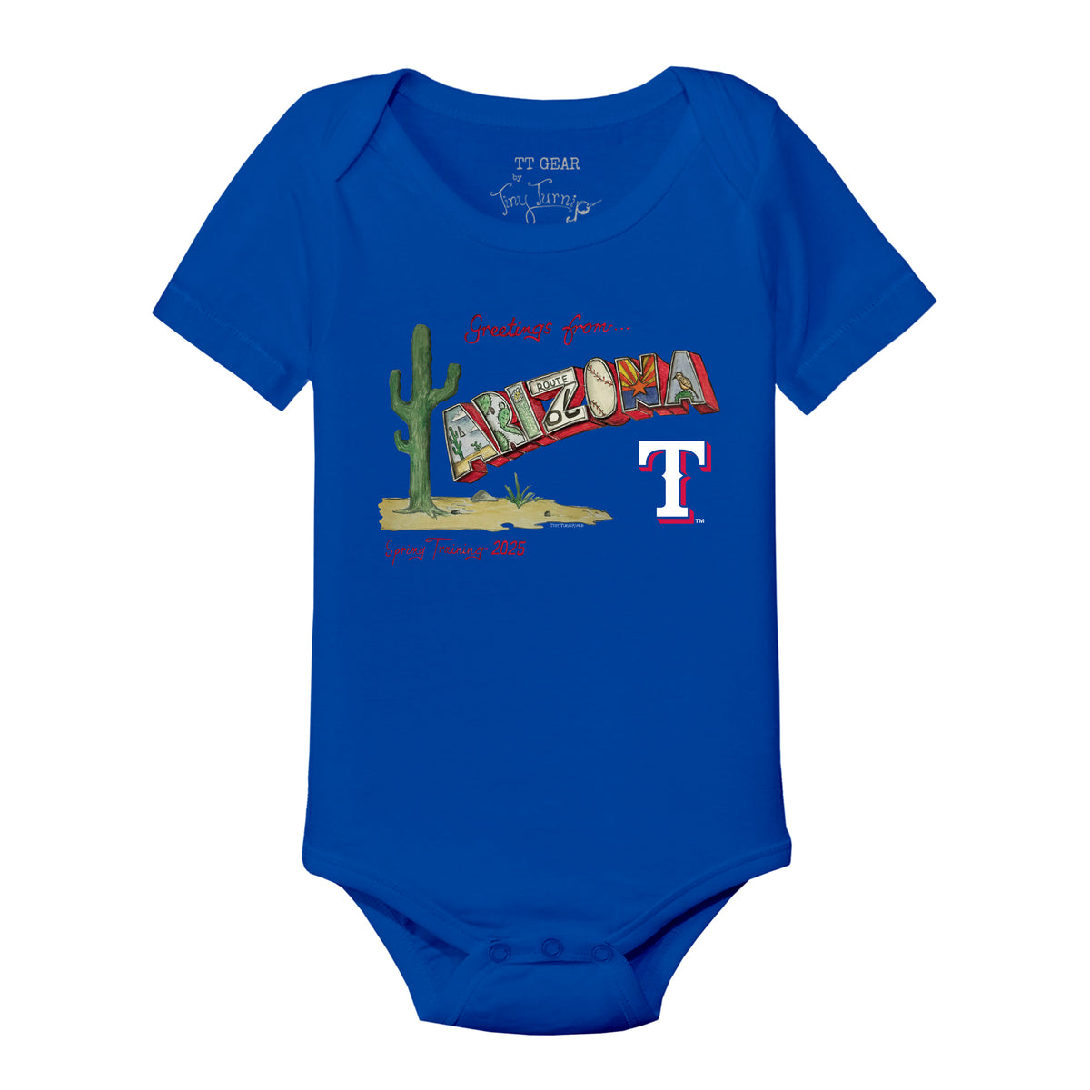 Texas Rangers Spring Training 2025 Short Sleeve Snapper