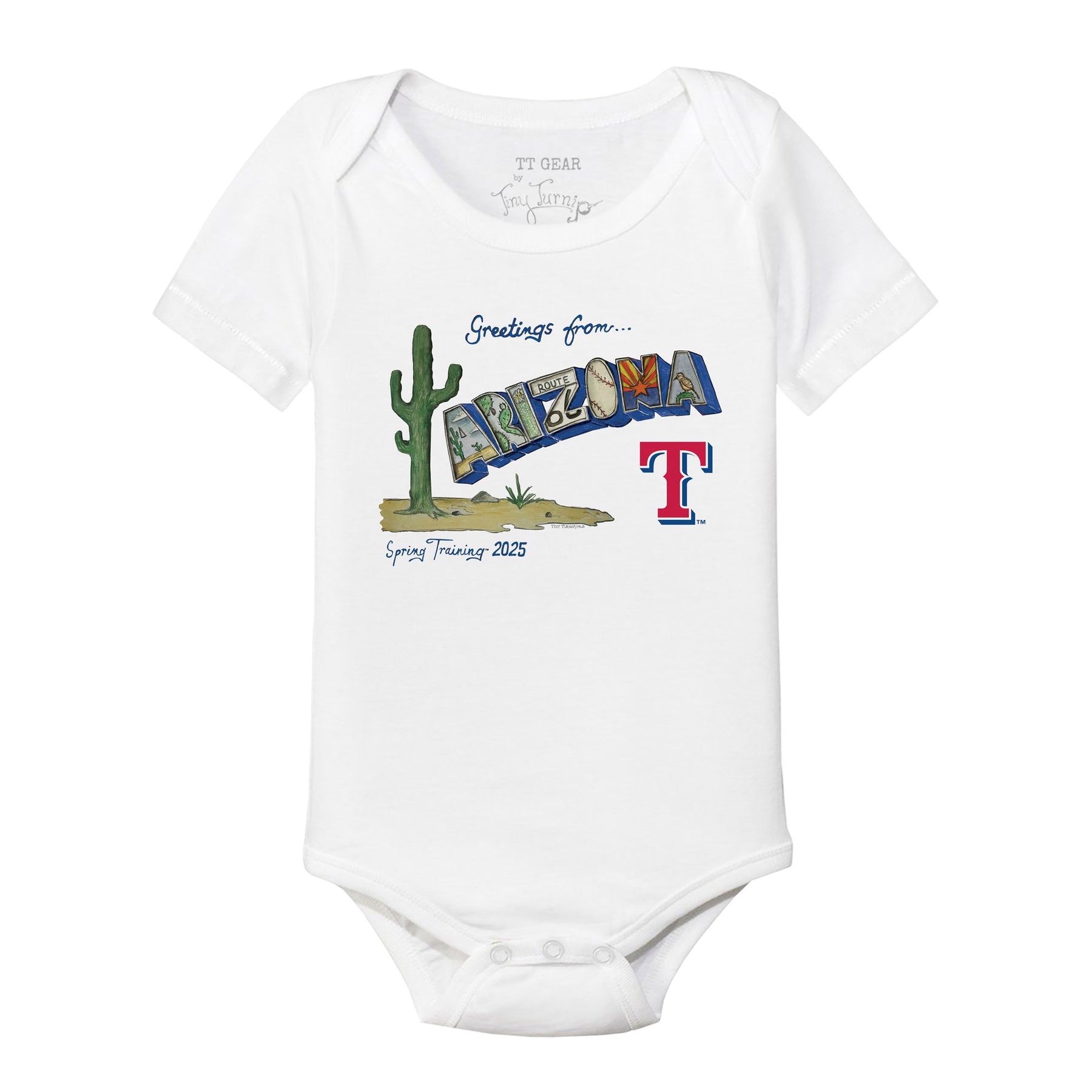 Texas Rangers Spring Training 2025 Short Sleeve Snapper