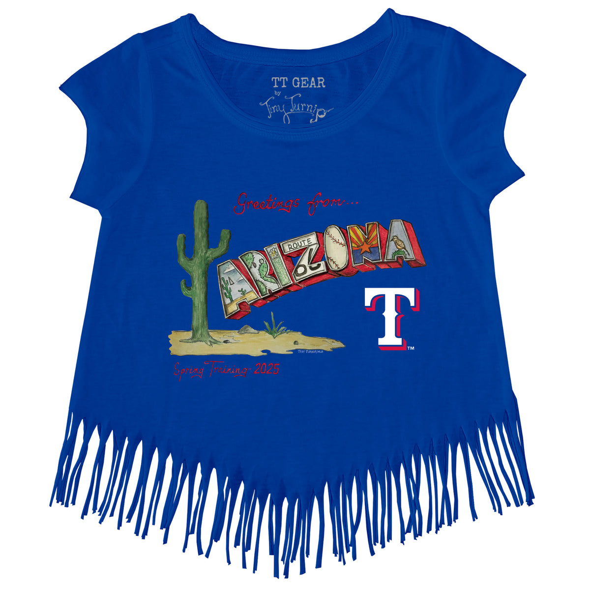 Texas Rangers Spring Training 2025 Fringe Tee