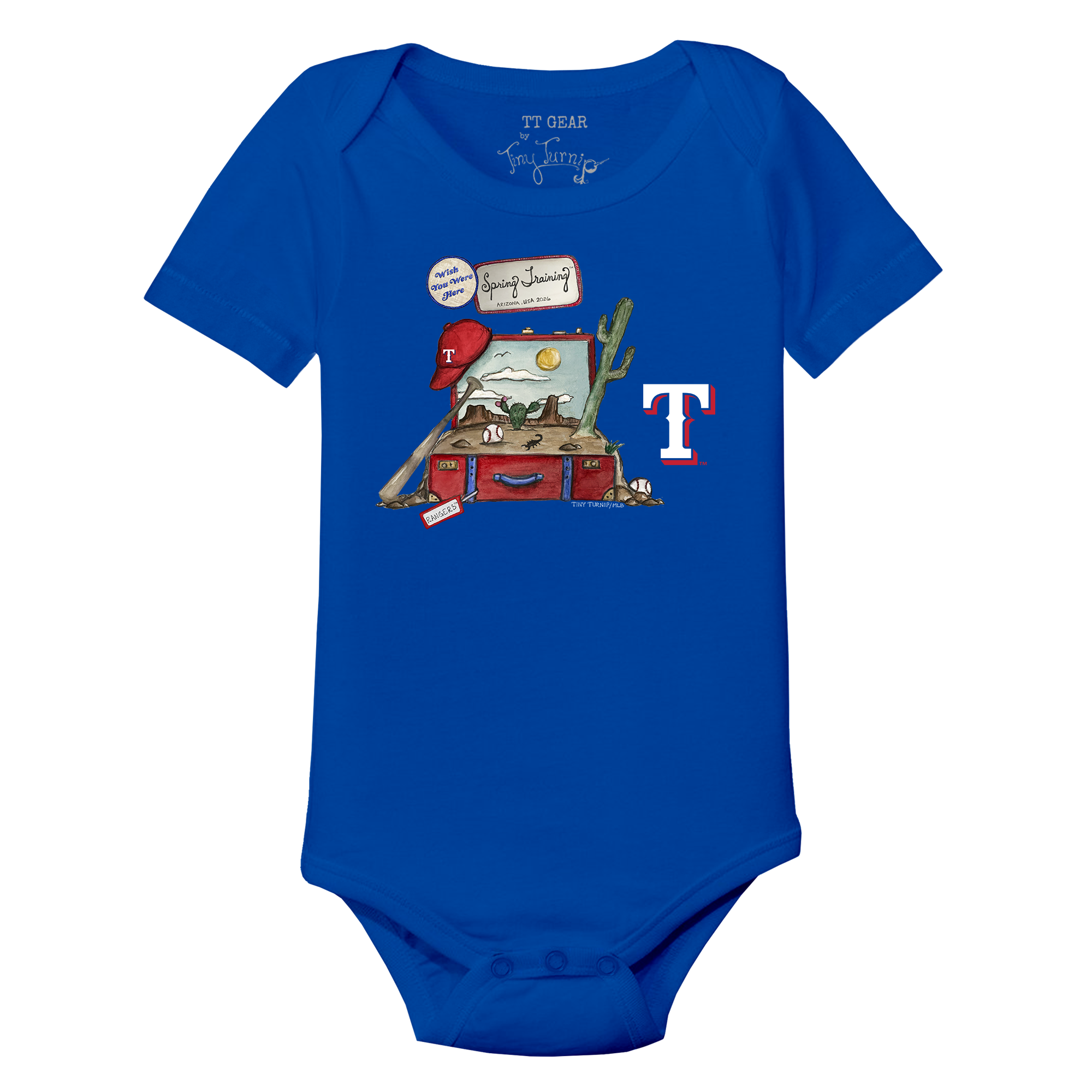 Texas Rangers Spring Training 2026 Short Sleeve Snapper | Tiny Turnip