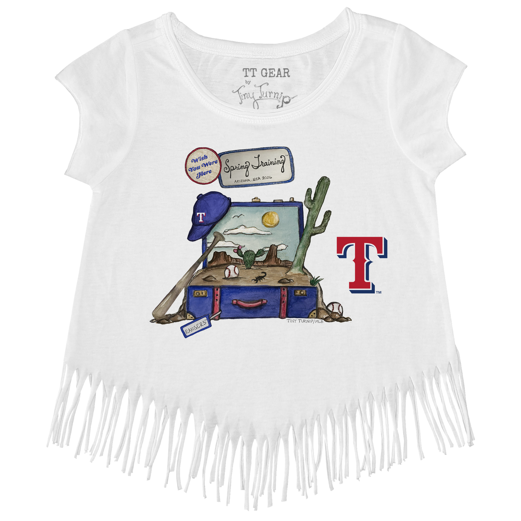 Texas Rangers Spring Training 2026 Fringe Tee - Tiny Turnip