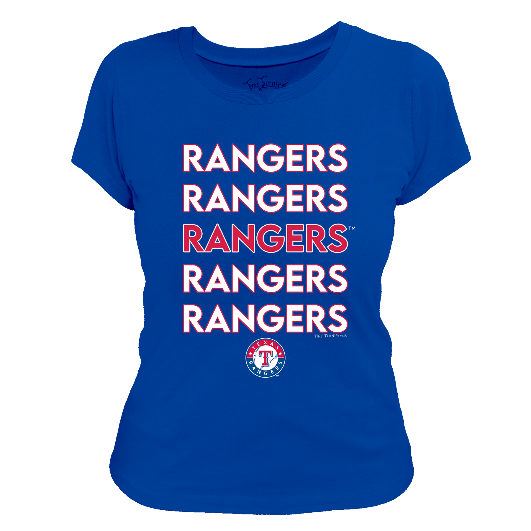 Texas Rangers Stacked Tee Shirt
