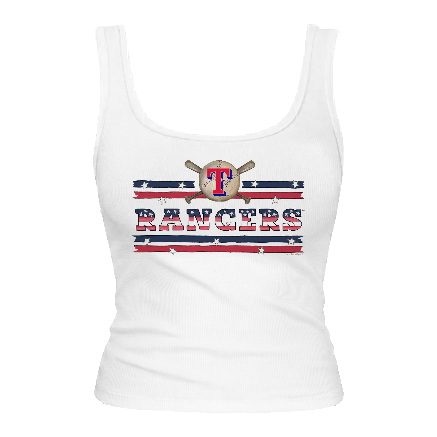 Texas Rangers Stars and Stripes Emmy Tank