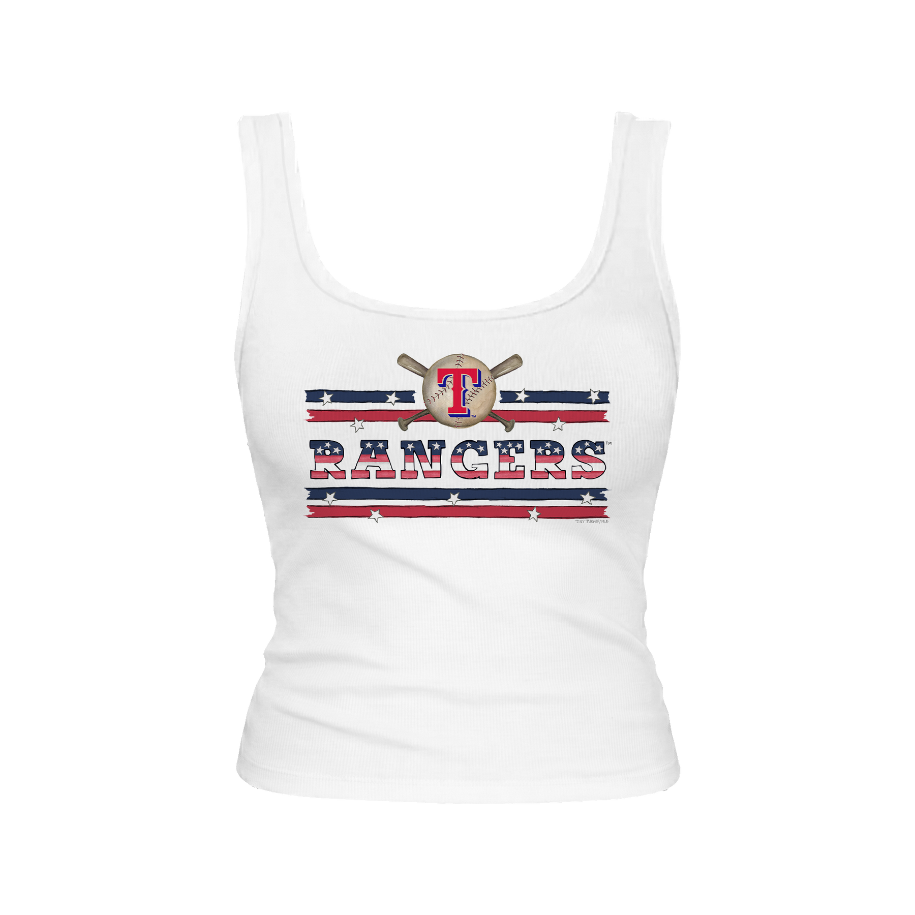 Texas Rangers Stars and Stripes Emmy Tank
