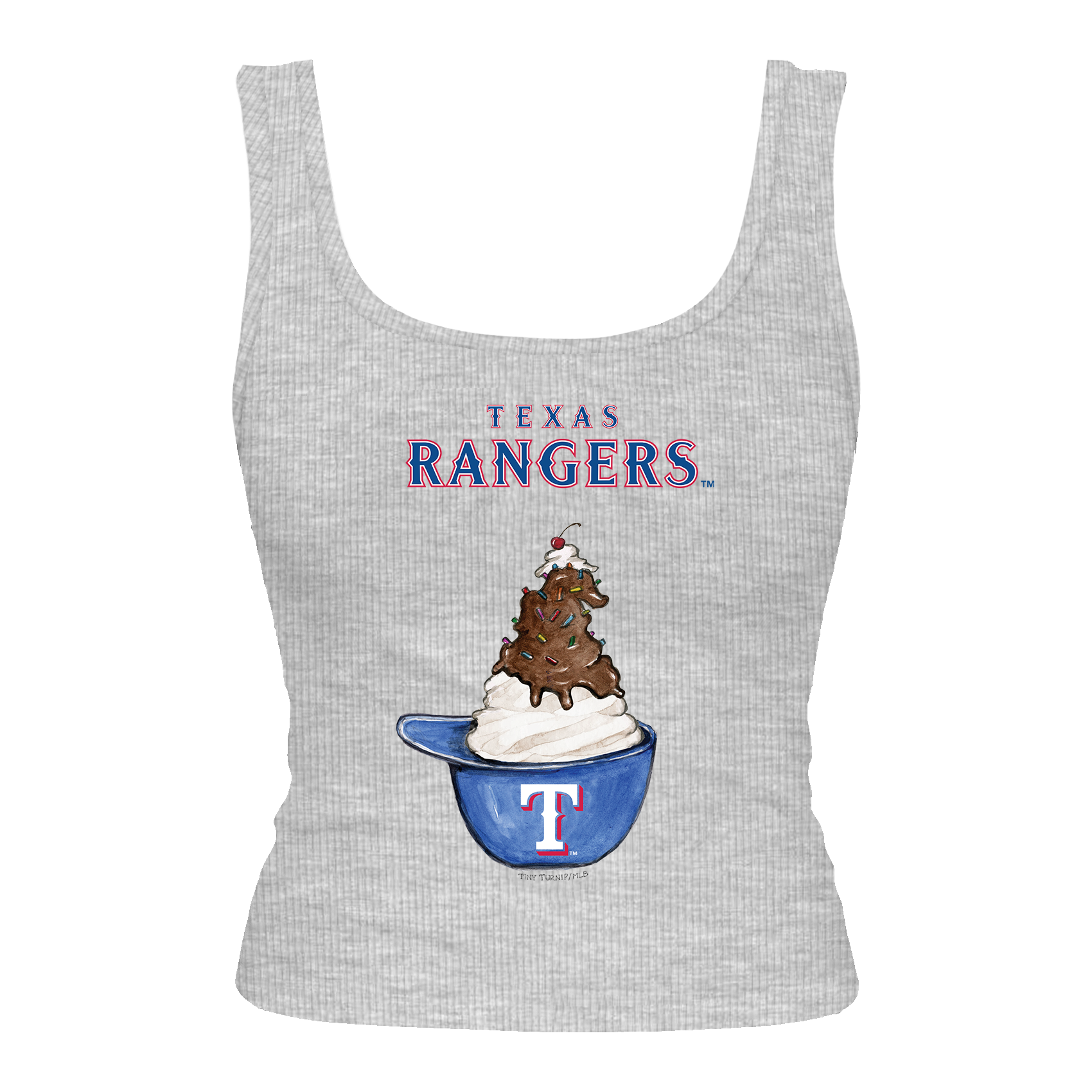 Texas Rangers Sundae Helmet Emmy Tank