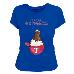 Texas Rangers Sundae Helmet Women's Tee Shirt