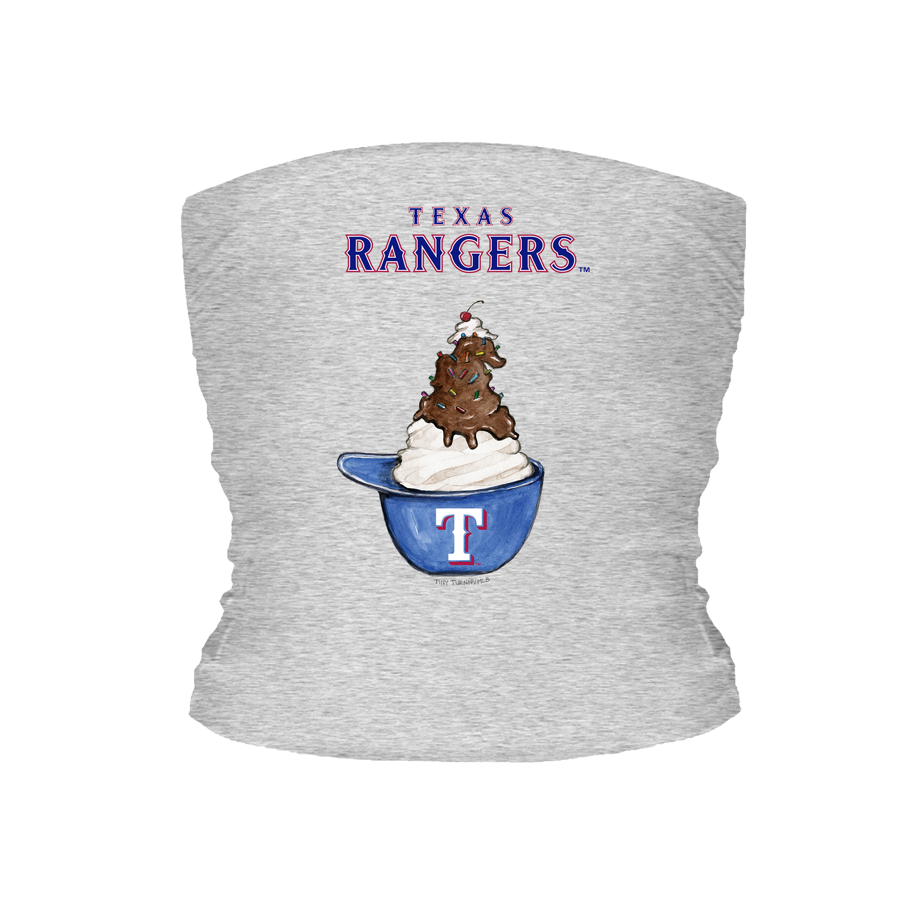 Texas Rangers Sundae Helmet Tube Top - Tiny Turnip