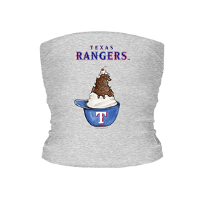 Texas Rangers Sundae Helmet Tube Top - Tiny Turnip