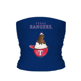 Texas Rangers Sundae Helmet Tube Top - Tiny Turnip