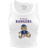 Texas Rangers Teddy Crop Tank