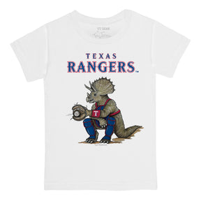 Texas Rangers Triceratops Tee Shirt
