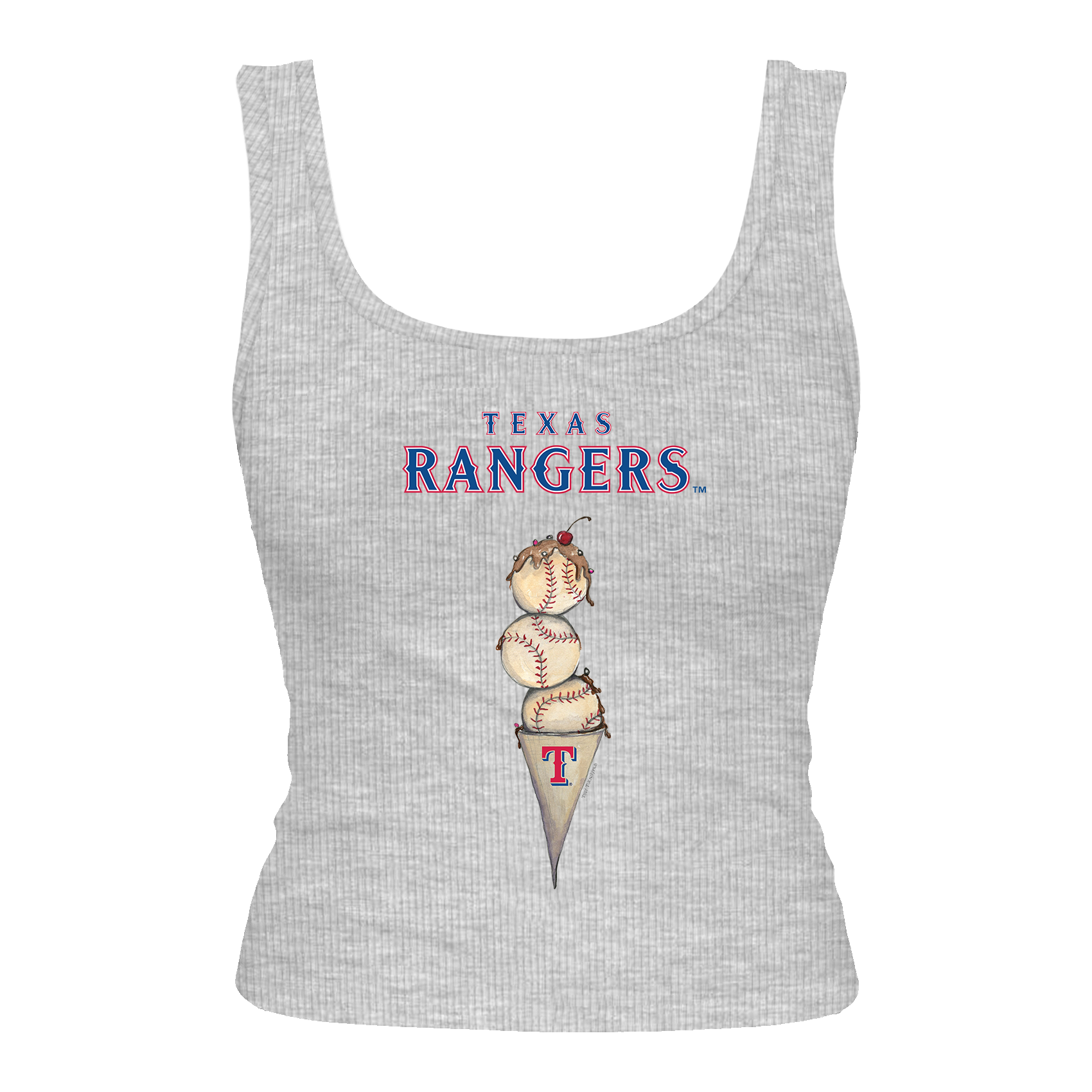 Texas Rangers Triple Scoop Emmy Tank