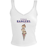 Texas Rangers Triple Scoop Lace Tank