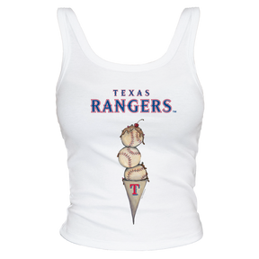 Texas Rangers Triple Scoop Ribbed Tank