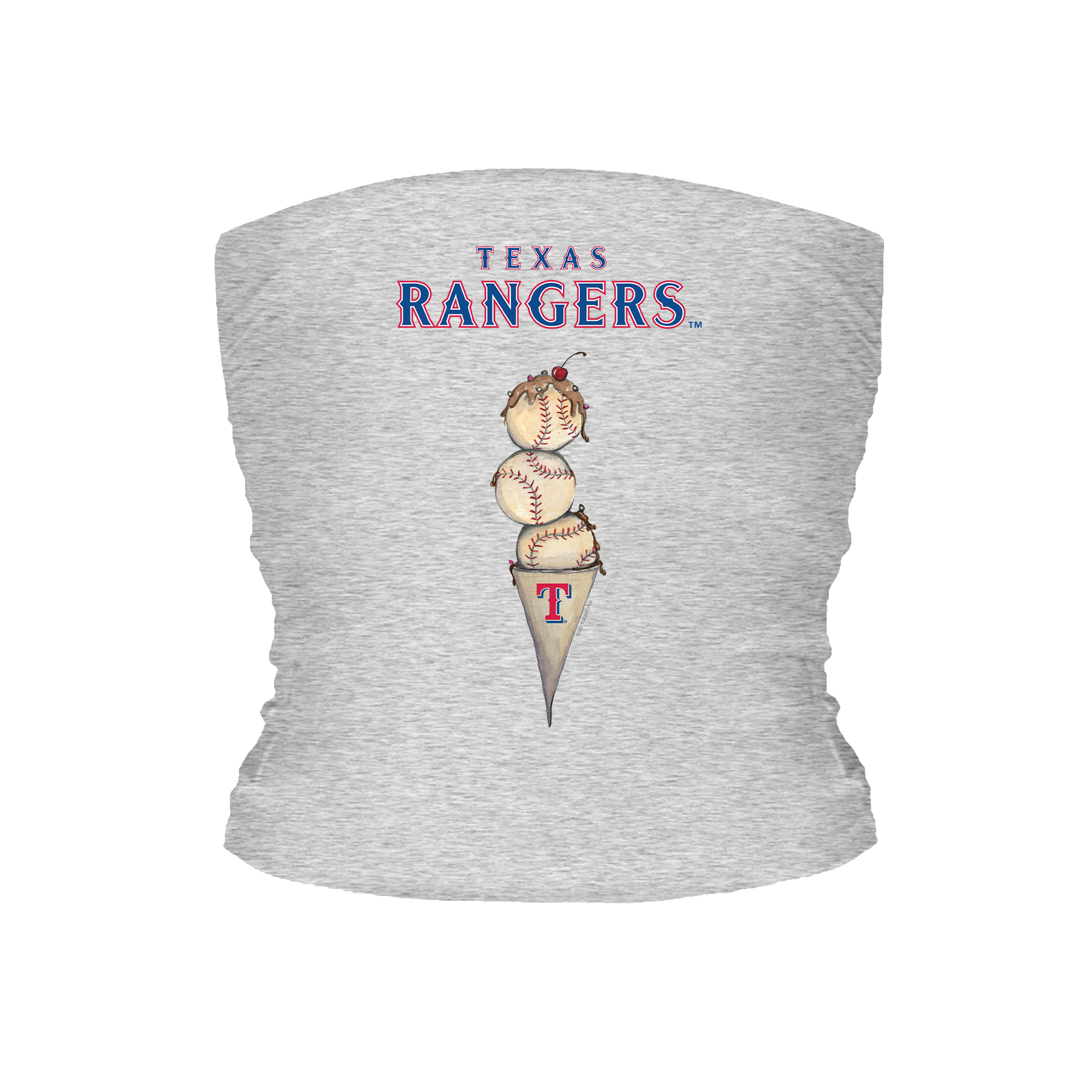Texas Rangers Triple Scoop Tube Top