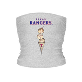 Texas Rangers Triple Scoop Tube Top - Tiny Turnip