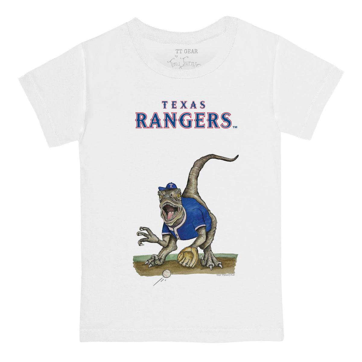 Texas Rangers Velociraptor Tee Shirt