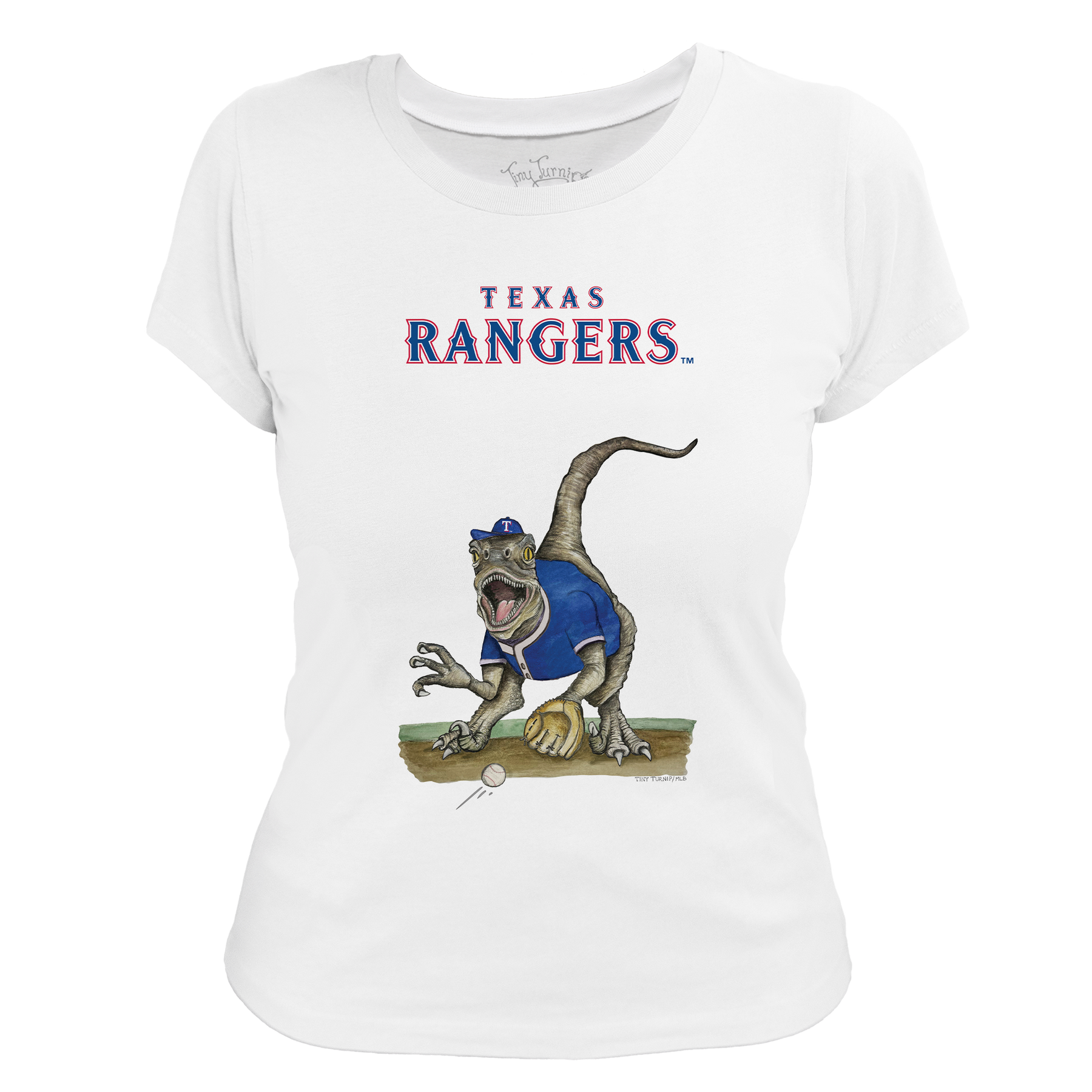 Texas Rangers Velociraptor Tee Shirt