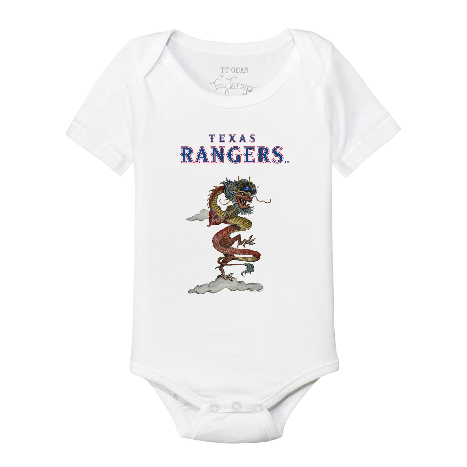 Texas Rangers 2024 Year of the Dragon Short Sleeve Snapper