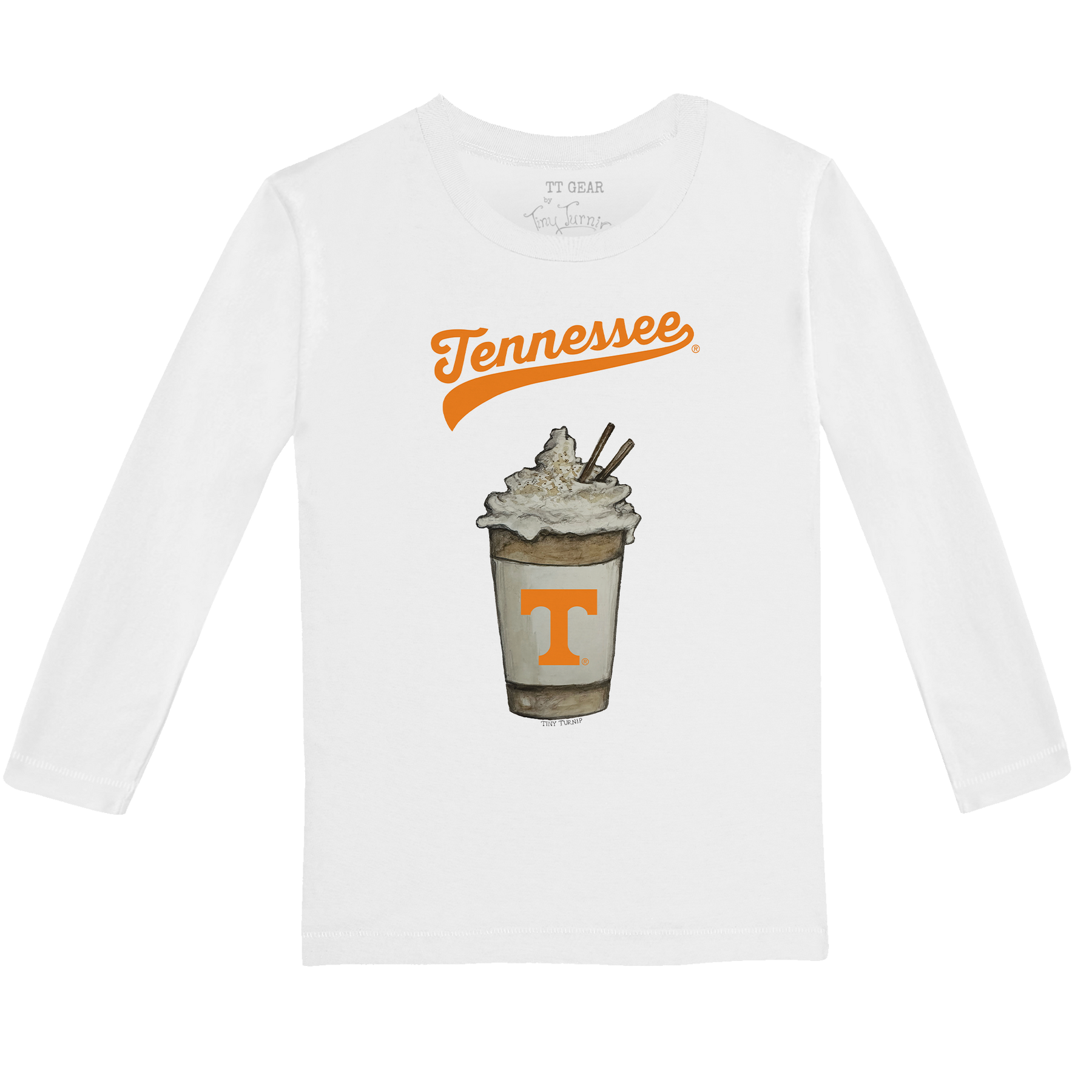 Tennessee Volunteers Latte Long-Sleeve Tee Shirt