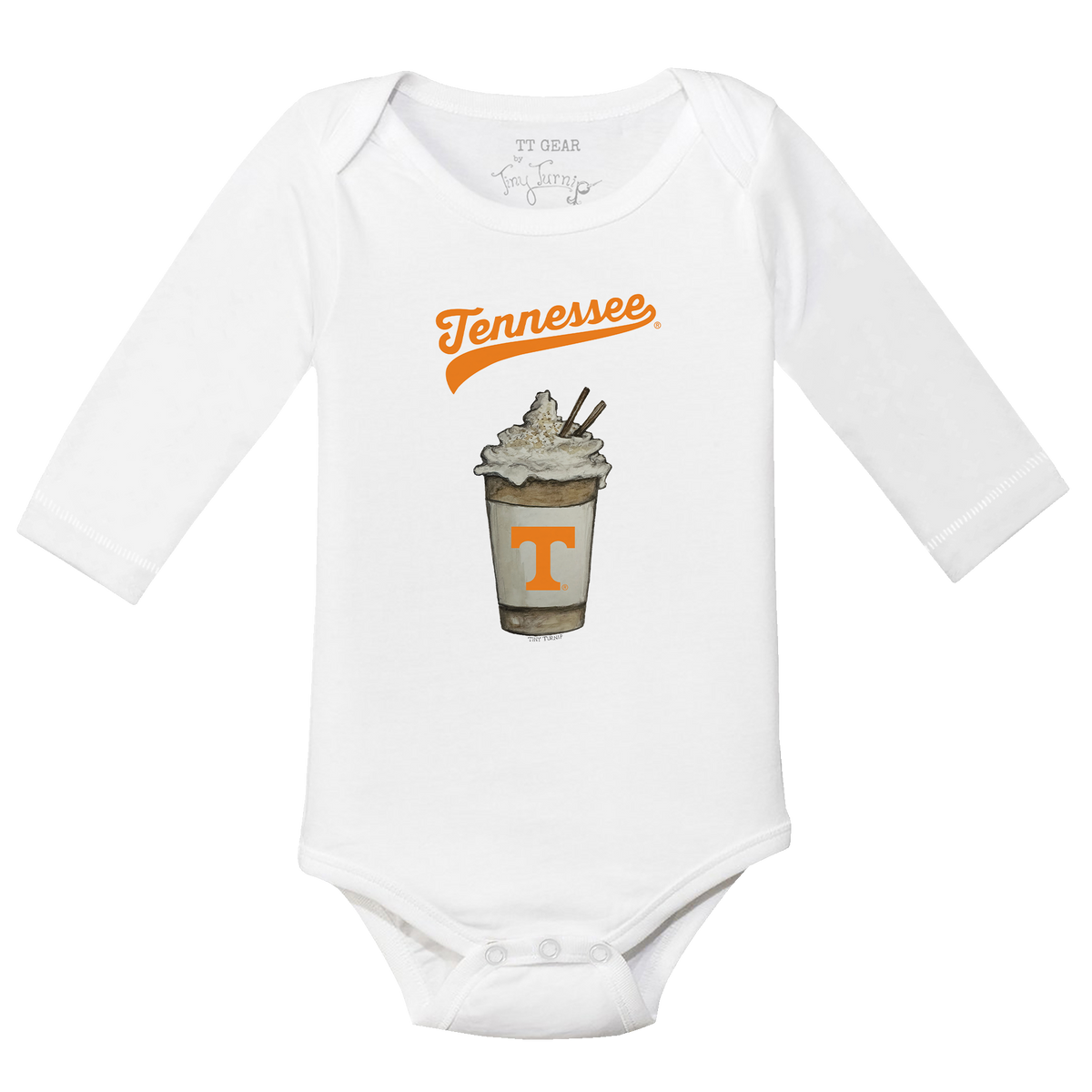 Tennessee Volunteers Latte Long-Sleeve Snapper