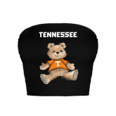 Tennessee Volunteers Teddy Crop Tube Top