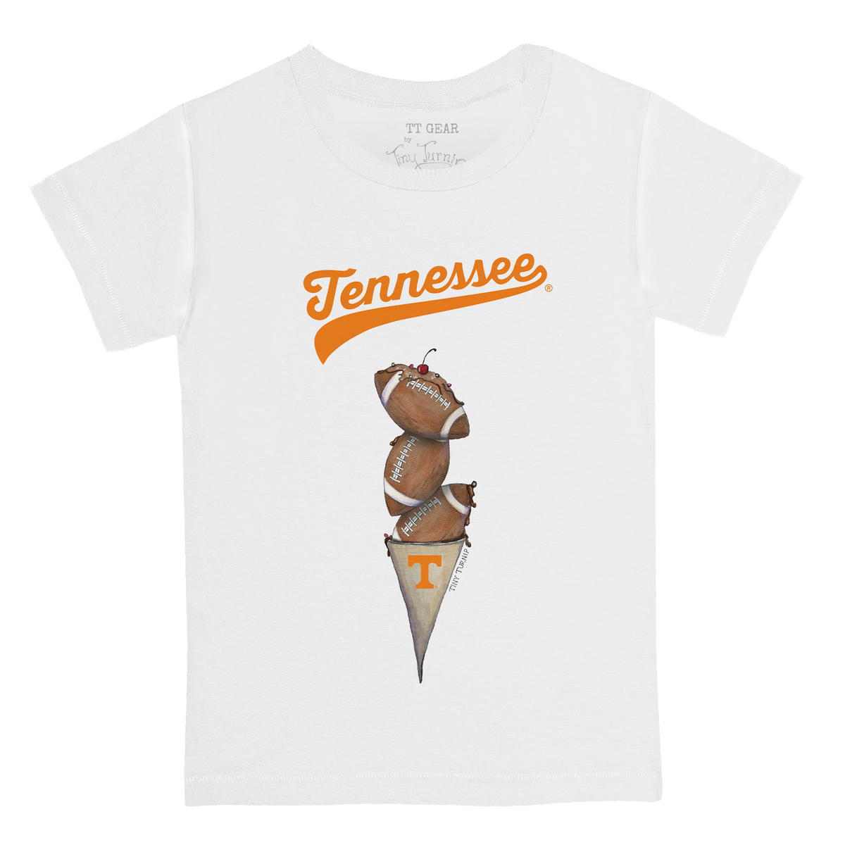 Tennessee Volunteers Football Triple Scoop Kid's Tee Shirt
