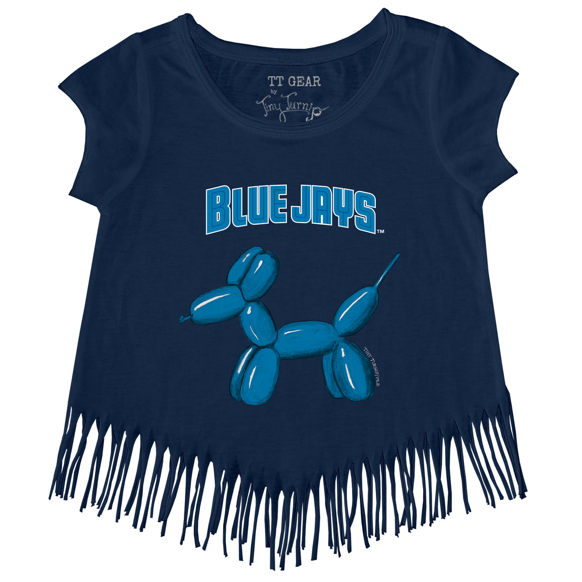 Toronto Blue Jays Balloon Dog Fringe Tee