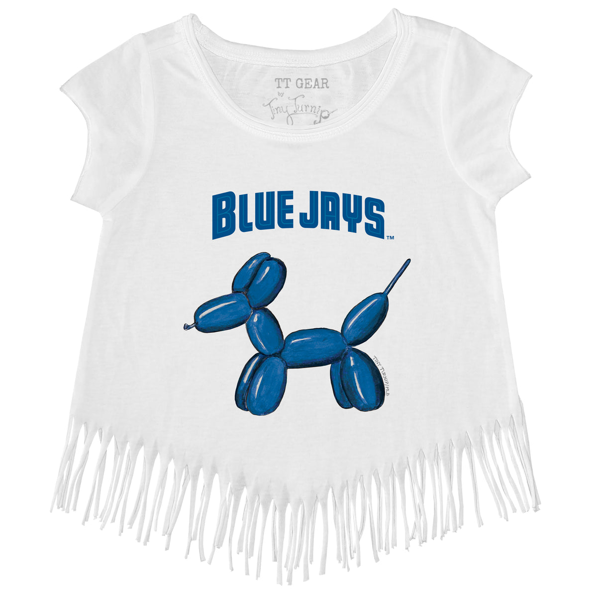 Toronto Blue Jays Balloon Dog Fringe Tee