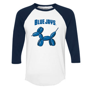 Toronto Blue Jays Balloon Dog 3/4 Navy Blue Sleeve Raglan