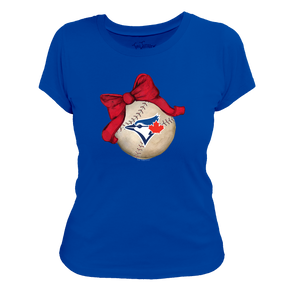 Toronto Blue Jays Baseball Bow Tee Shirt