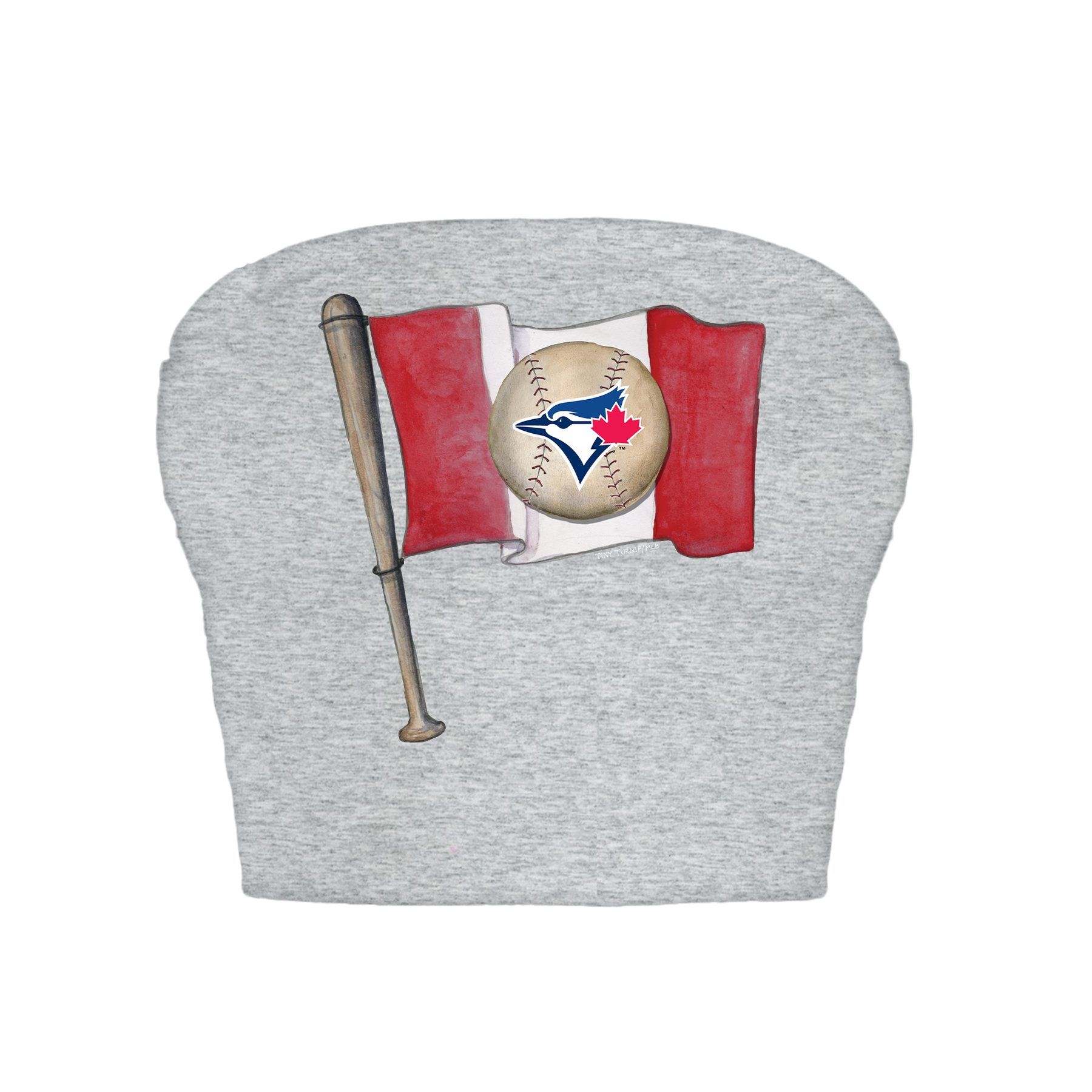 Toronto Blue Jays Baseball Flag Crop Tube Top