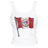 Toronto Blue Jays Baseball Flag Tank - Tiny Turnip