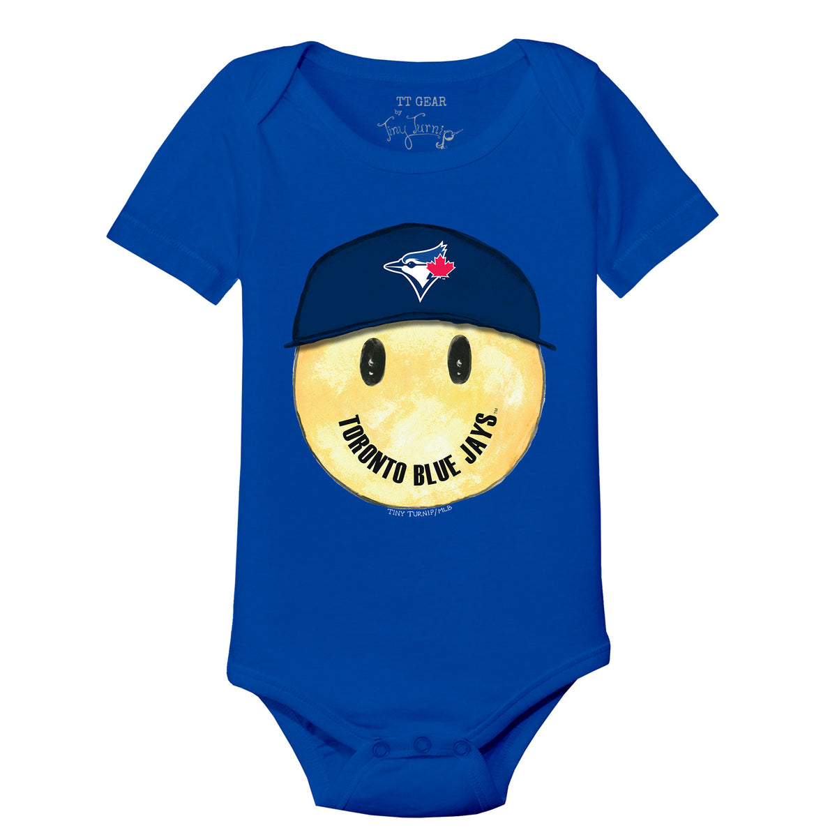 Toronto Blue Jays Smiley Short Sleeve Snapper